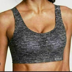 Victoria's Secret Sport Angel Max 34D Maximum Support Sports Bra Black Gray EUC